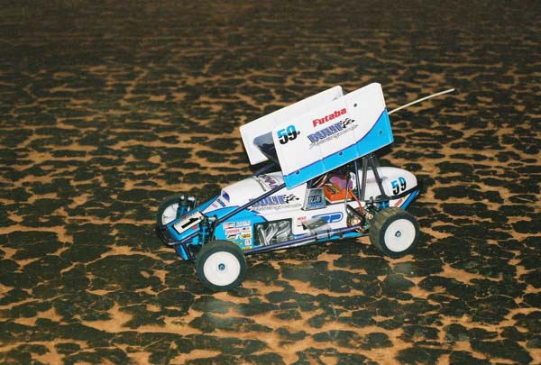 David Milholand's (Yadkinville, NC)  stock sprint car  Photo by  Danny Southard